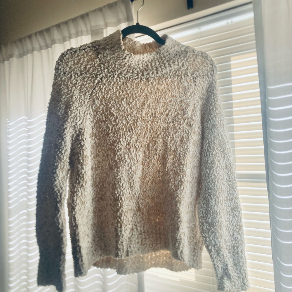 Ivory Turtleneck Sweater